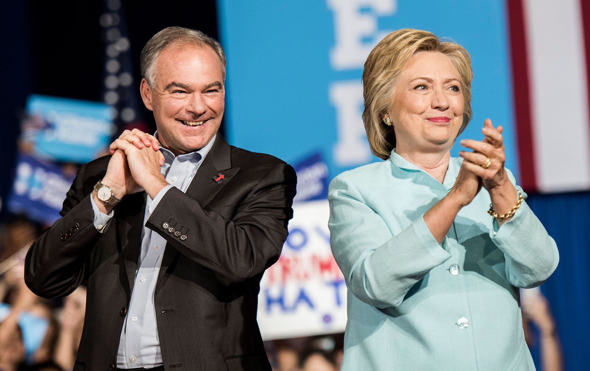 Hillary Clinton Tim Kaine