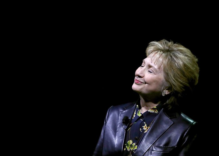 Hillary Clinton delivered the keynote address at the day-long conference featuring speakers, seminars and panel discussions with industry leaders.