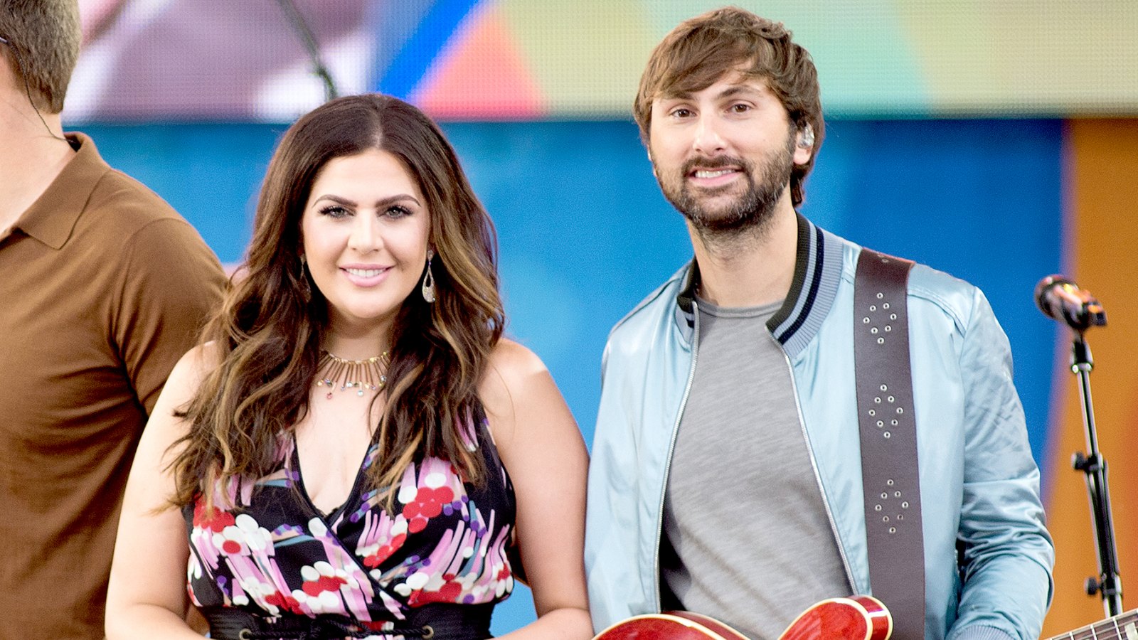 Hillary Scott and Dave Haywood of Lady Antebellum performs on ABC's "Good Morning America" at Rumsey Playfield on July 14, 2017 in New York City.