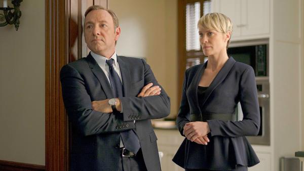 Kevin Spacey and Robin Wright