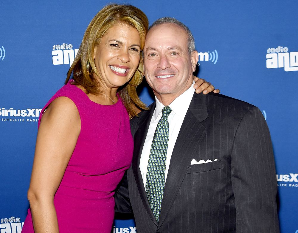 Hoda Kotb and Joel Schiffman attend Andy Cohen & SiriusXM celebrate the launch of Cohen's New, Exclusive SiriusXM Channel, Radio Andy, at PHD Rooftop Lounge at The Dream Downtown in New York City on October 22, 2015 in New York City.