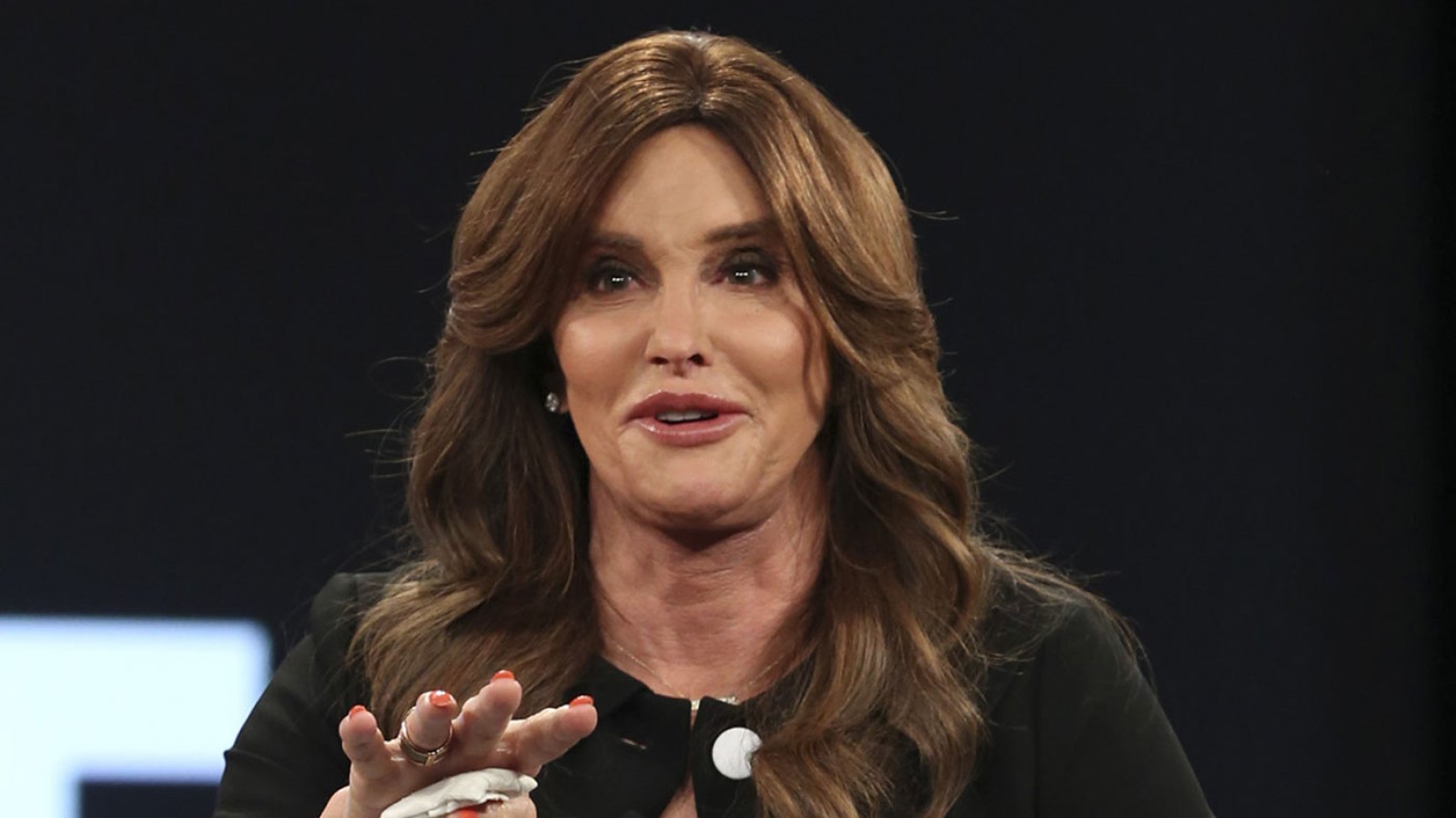 Caitlyn Jenner speaks on stage at the 2016 MAKERS Conference