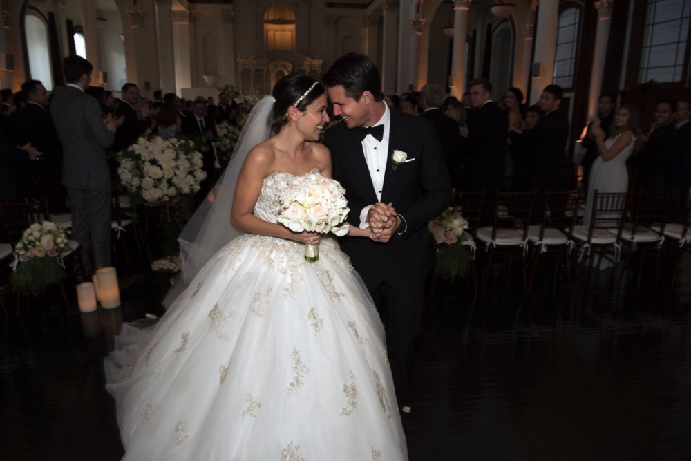 Italia Ricci and Robbie Amell married in L.A. on Saturday, October 15