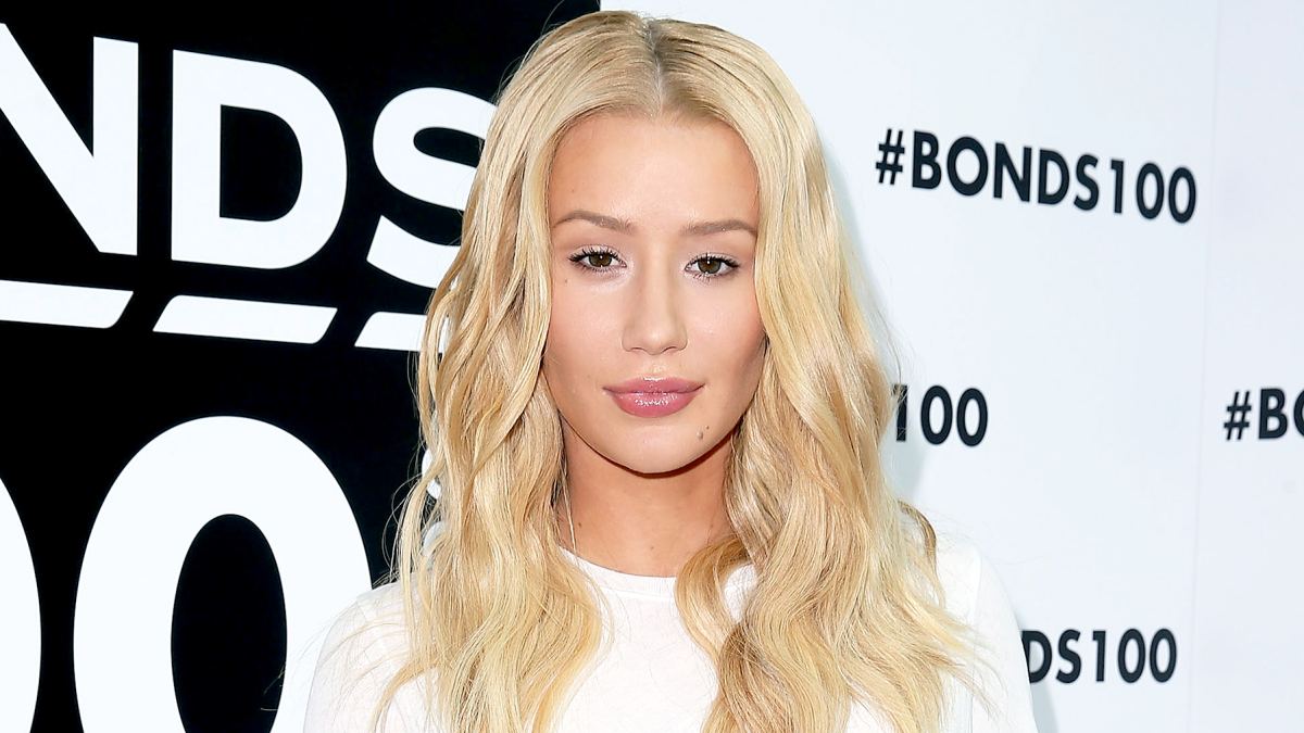 Iggy Azalea poses during a Bonds 100th birthday celebration event at Cafe Sydney on August 19, 2015.