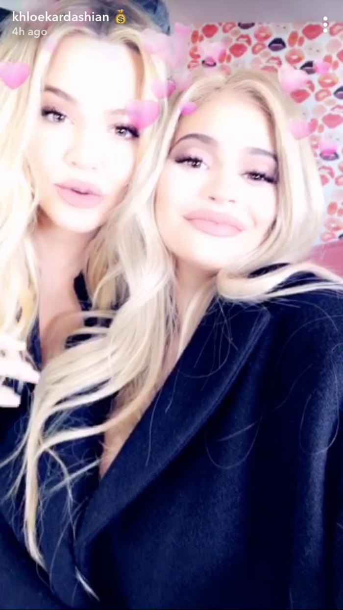 Pregnant Kylie Jenner, Khloe Kardashian Snap Selfies Together