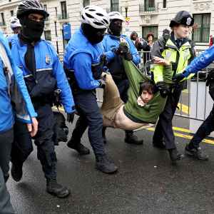 Protesters And Trump Supporters Gather In D.C. For Donald Trump Inauguration