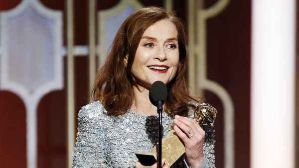 Isabelle Huppert Golden Globes