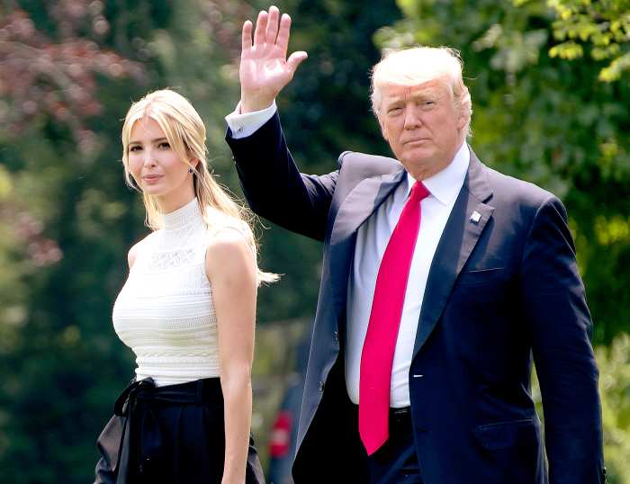 US President Donald Trump walks with his daughter Ivanka as they depart the White House in Washington, DC, June 13, 2017 en route to Wisconsin.