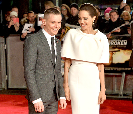 Jack O'Connell and Angelina Jolie