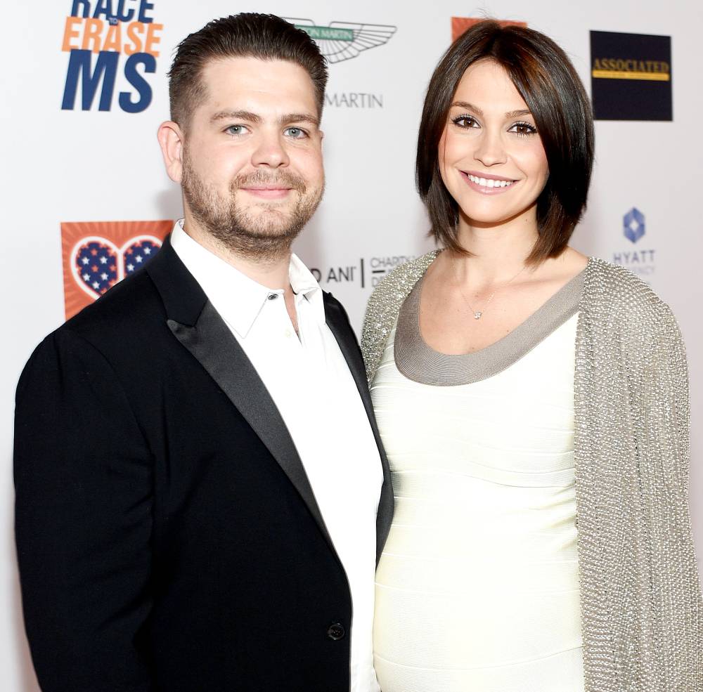 Jack Osbourne and Lisa Stelly attend the 22nd Annual Race To Erase MS Event at the Hyatt Regency Century Plaza on April 24, 2015 in Century City, California.