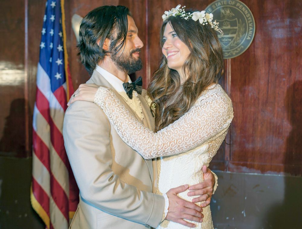 Milo Ventimiglia as Jack and Mandy Moore as Rebecca in 'This Is Us.'