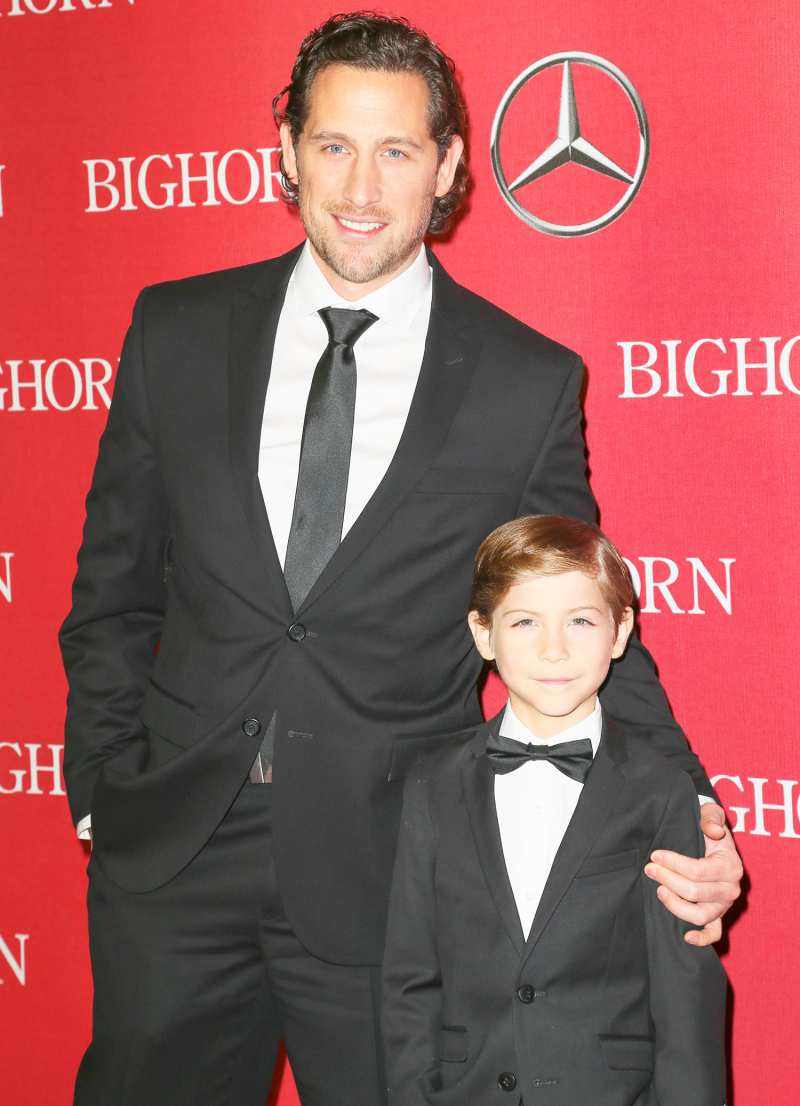 Jacob Tremblay and his father