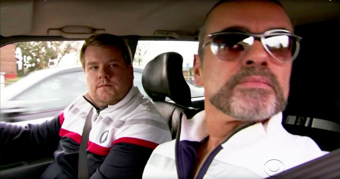 James Corden and George Michael