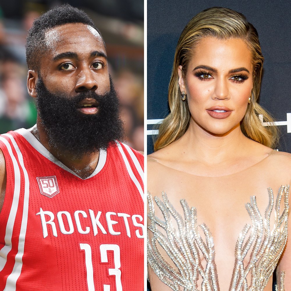 James Harden and Khloe Kardashian