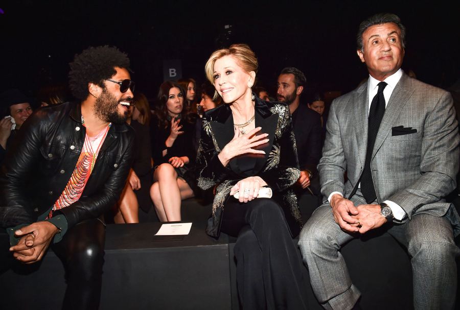 Lenny Kravitz Jane Fonda Sylvester Stallone