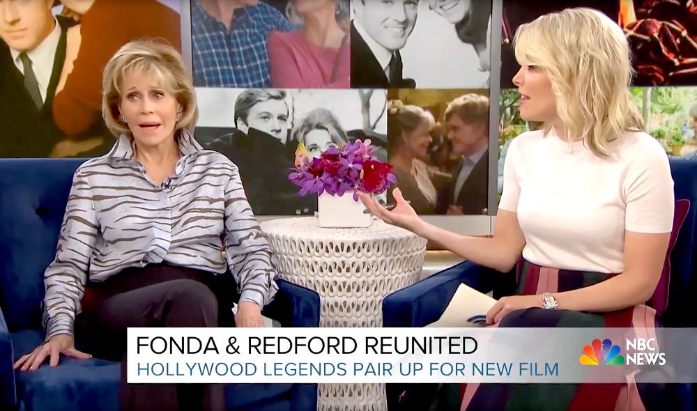 Jane Fonda and Megyn Kelly