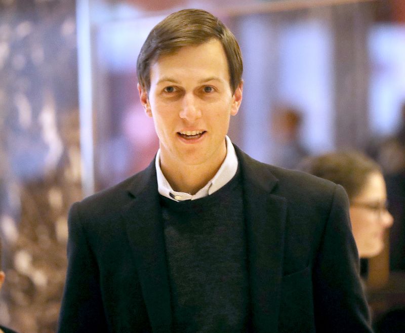 Jared Kushner, the son-in-law of President-elect Donald Trump, walks through the lobby of Trump Tower on November 18, 2016 in New York City.