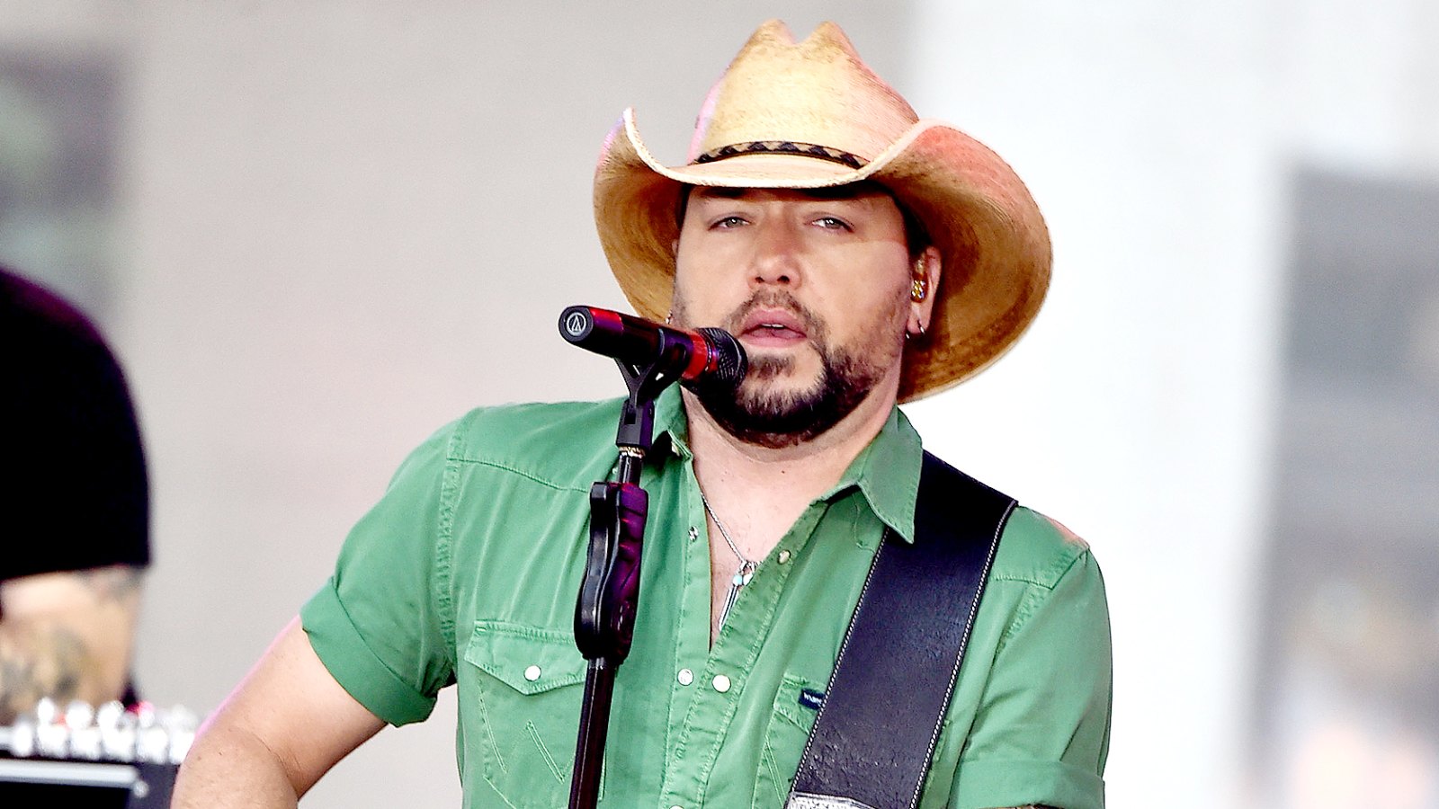 Jason Aldean performs on NBC's "Today" at Rockefeller Plaza on August 25, 2017 in New York City.