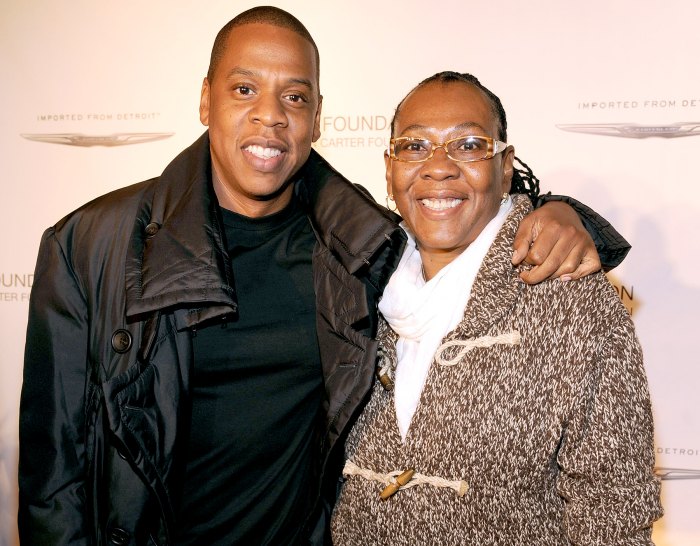 Jay-Z and Gloria Carter attend 'Making the Ordinary Extraordinary' hosted by The Shawn Carter Foundation at Pier 54 in New York City on September 29, 2011.