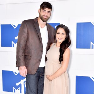 David Eason and Jenelle Evans attend the 2016 MTV Video Music Awards