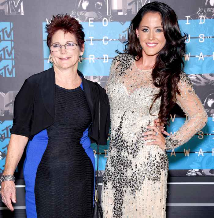 Jenelle Evans and Barbara Evans at the 2015 MTV Video Music Awards.