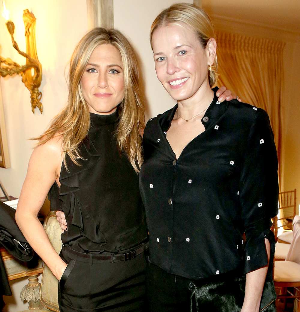 Jennifer Aniston and Chelsea Handler
