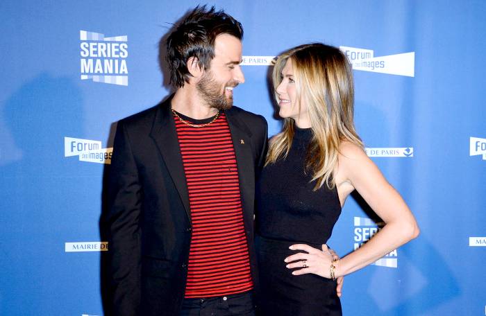 Justin Theroux and Jennifer Aniston at the Opening of Series Mania Festival 2017 in Paris, France on April 13, 2017.
