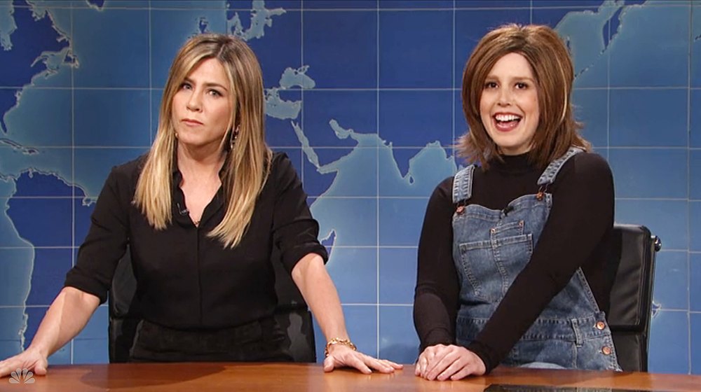 Jennifer Aniston Vanessa Bayer Saturday Night Live SNL Friends