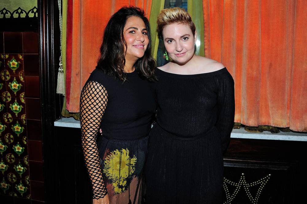 Jennifer Konner, Lena Dunham, 2nd Anniversary Party for Lenny, Cole Haan