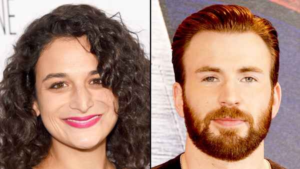 Jenny Slate and Chris Evans