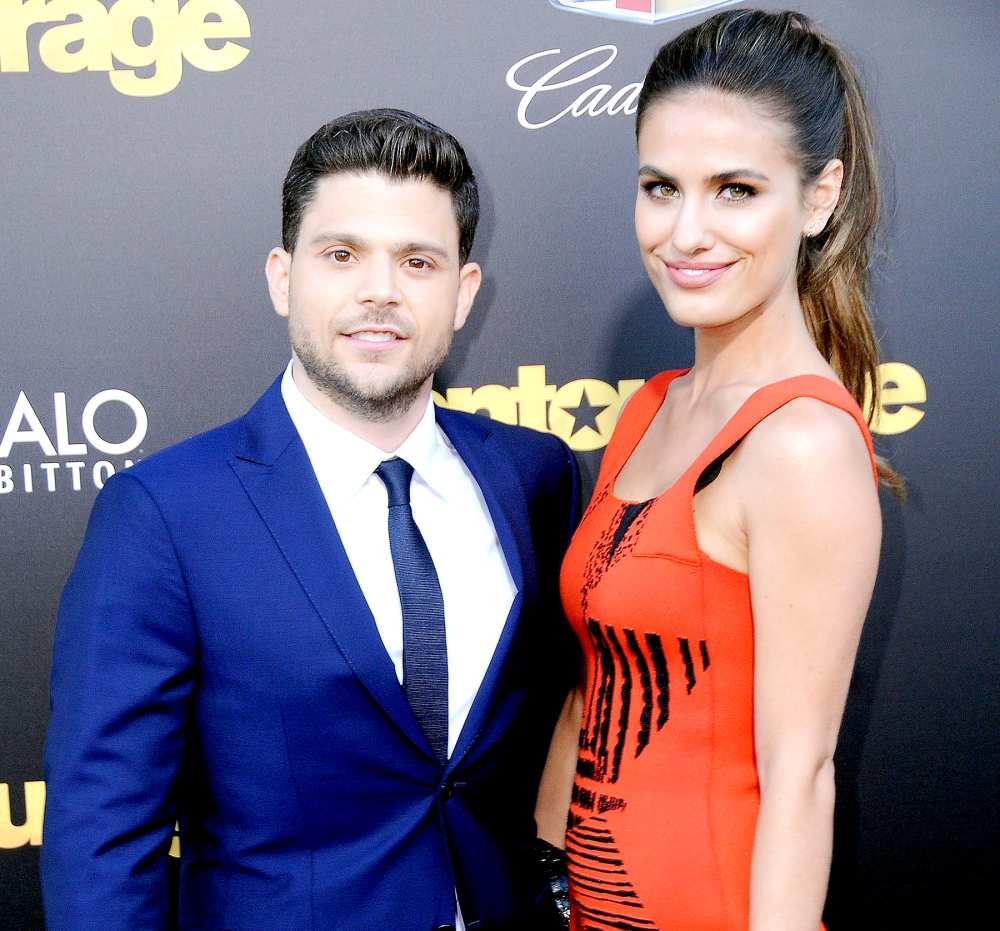 Jerry Ferrara and Breanne Racano arrive at Warner Bros. Pictures Premiere of 'Entourage' at Regency Village Theatre on June 1, 2015 in Westwood, California.
