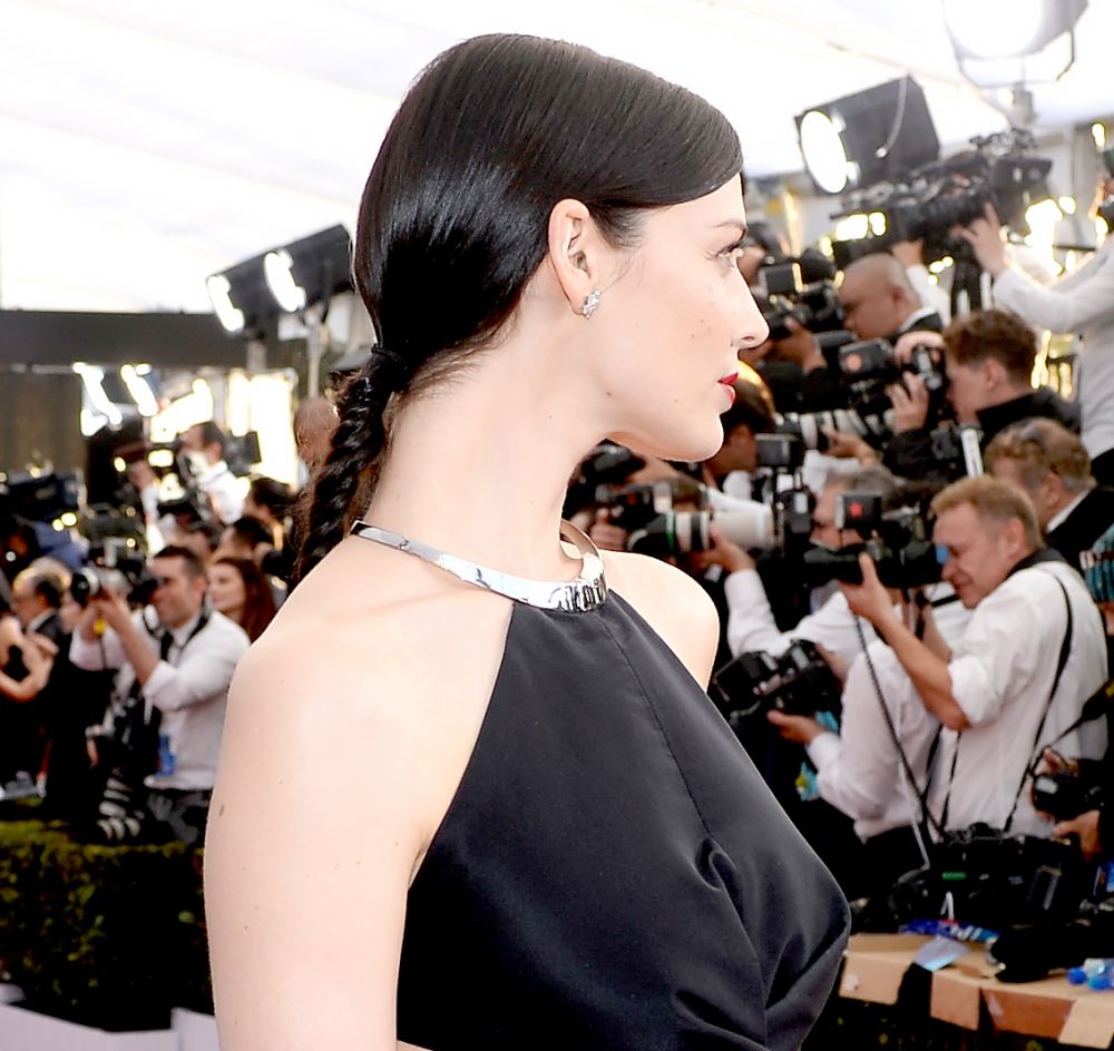 Jessica Pare attends The 22nd Annual Screen Actors Guild Awards.