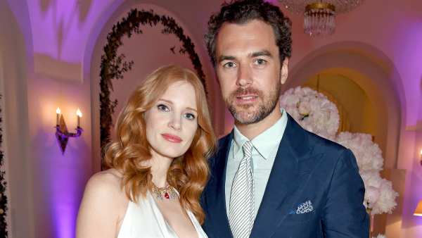Jessica Chastain and Gian Luca Passi