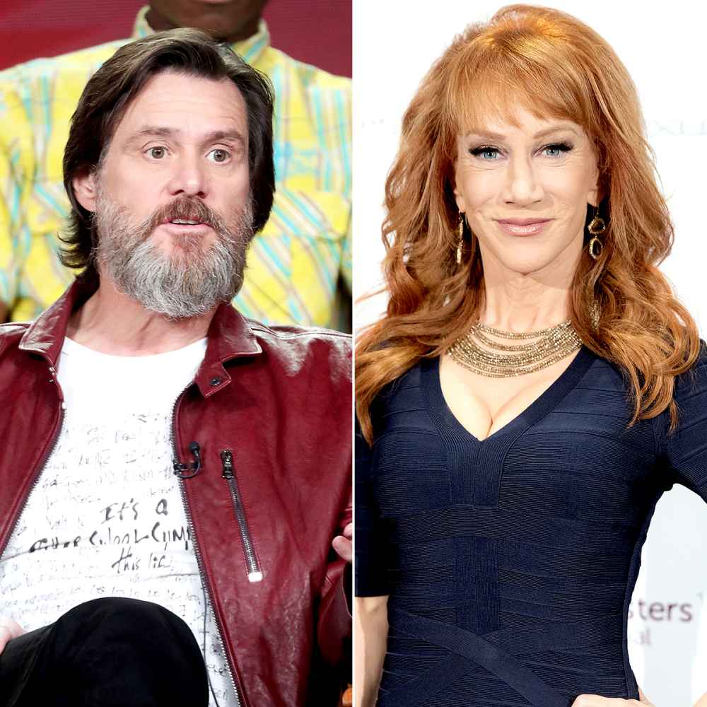 Jim Carrey and Kathy Griffin