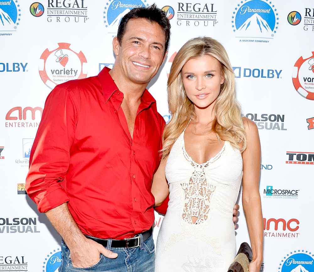 Romain Zago and Joanna Krupa arrive at The Children's Charity Of Southern California Texas Hold 'Em Poker Tournament hosted by Variety at Paramount Studios on July 17, 2013 in Los Angeles, California.