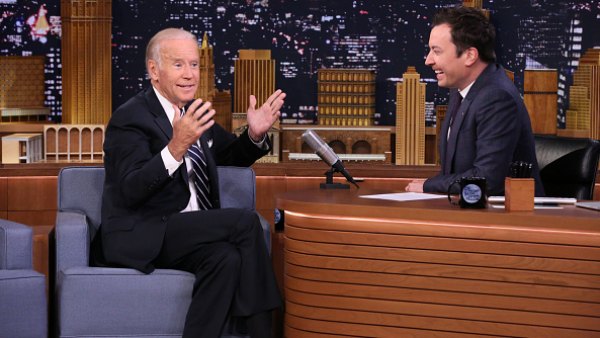Joe Biden and Jimmy Fallon