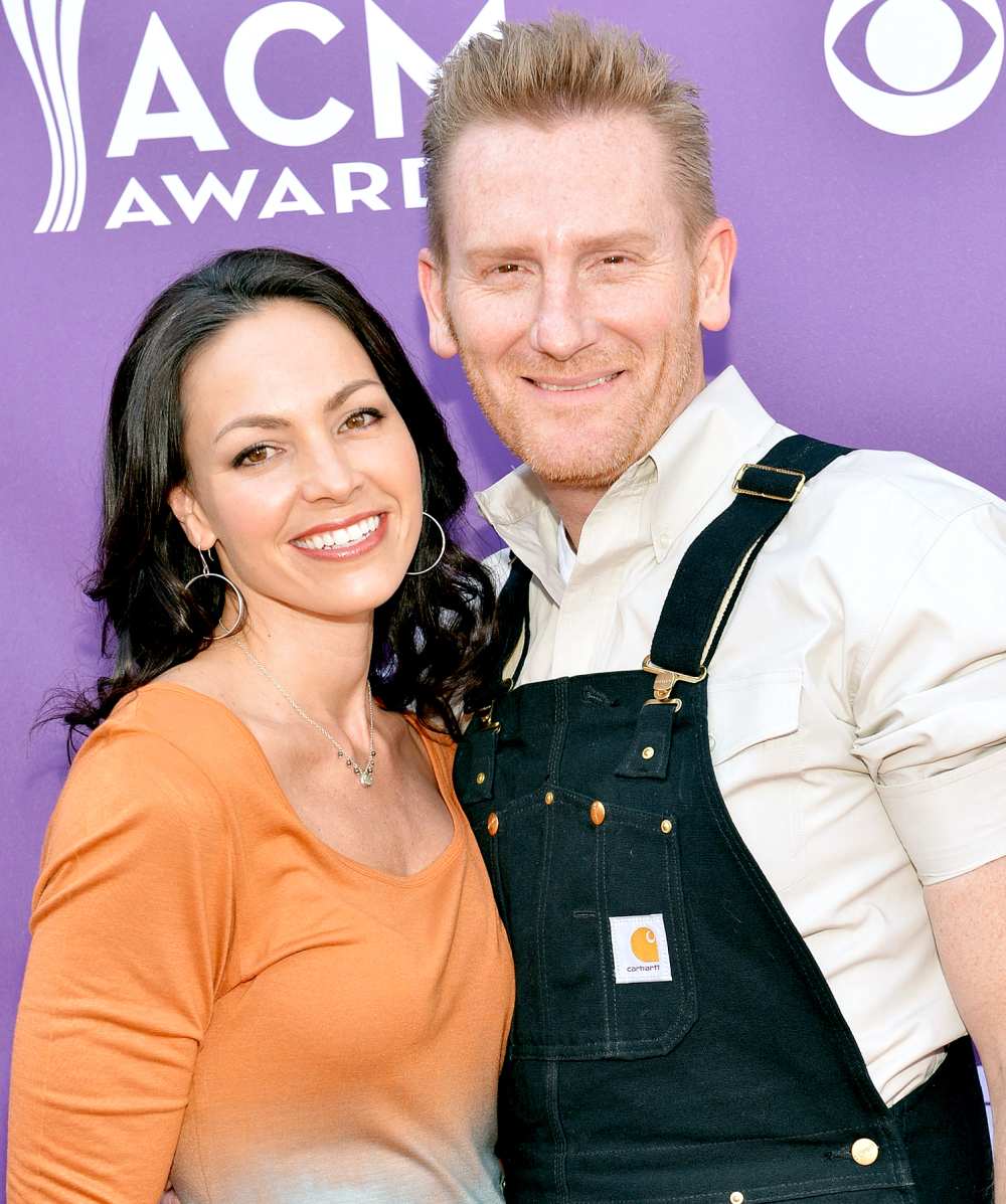 Joey Feek and Rory Feek of Joey & Rory attend the 48th Annual Academy of Country Music Awards at the MGM Grand Garden Arena on April 7, 2013, in Las Vegas.