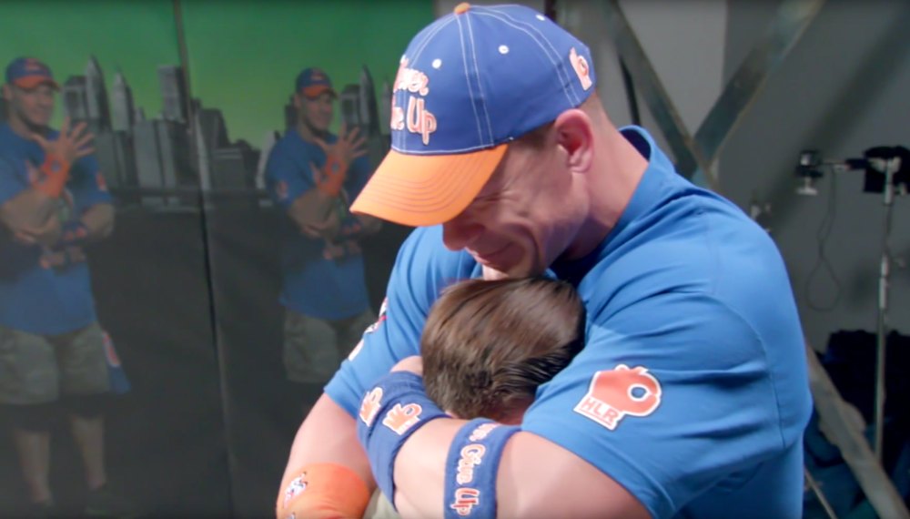 John Cena pays visit to boy aged 7 with cancer amid COVID 