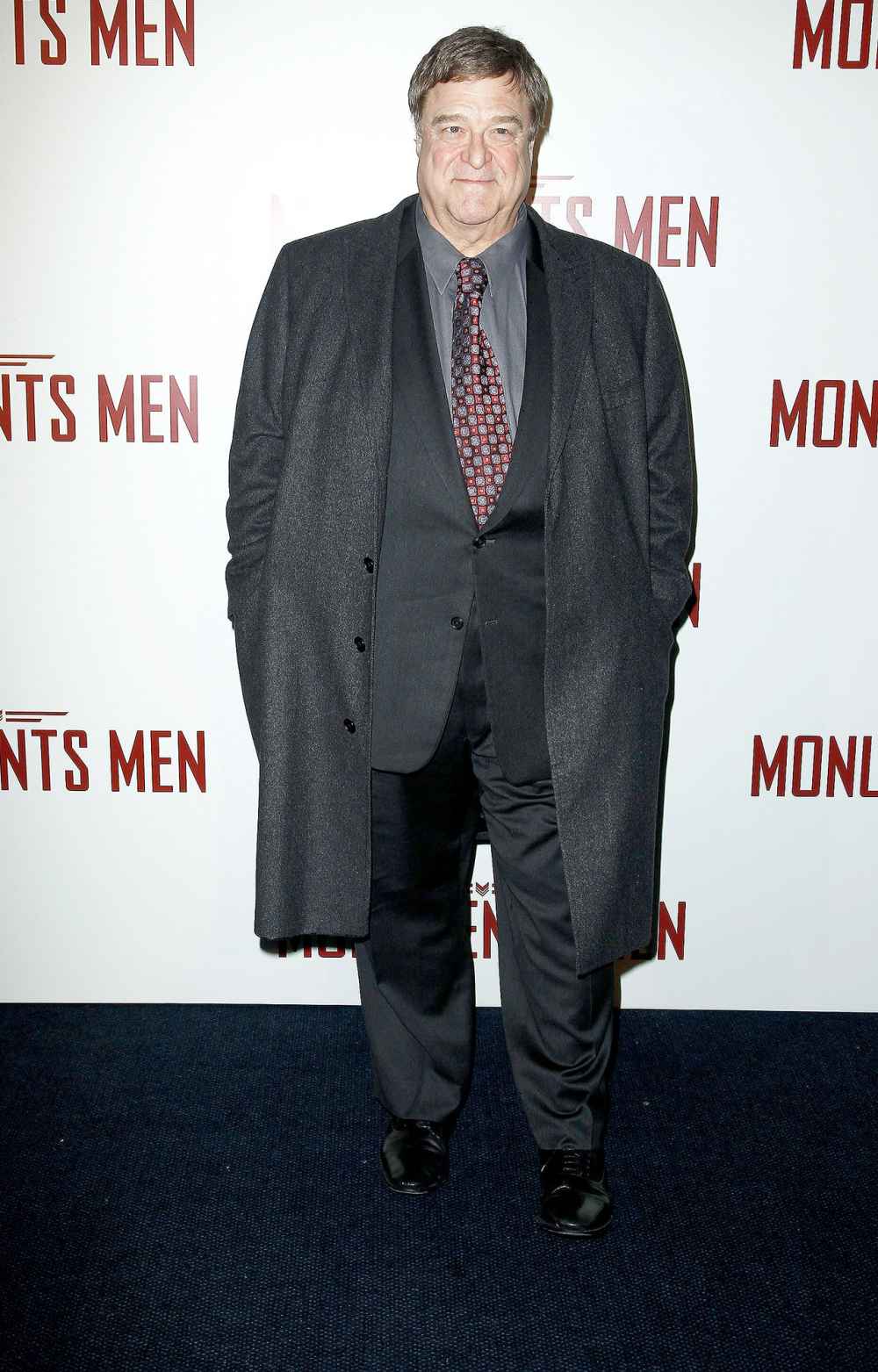 John Goodman attends 'Monuments Men' Paris premiere at Cinema UGC Normandie on February 12, 2014 in Paris, France. (