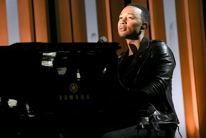 John Legend performs at the 2017 Billboard Music Awards at T-Mobile Arena in Las Vegas on May 21, 2017.