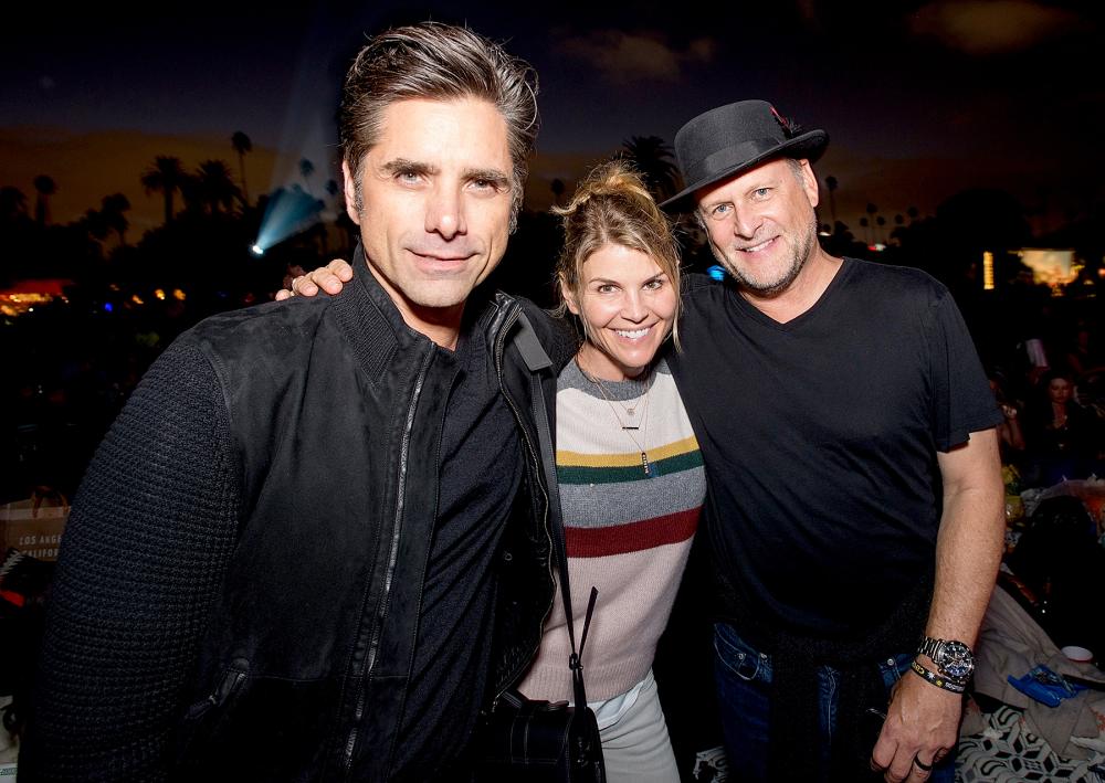 John Stamos, Lori Loughlin and Dave Coulier attend Cinespia's screening of 'Some Like It Hot' held at Hollywood Forever on August 19, 2017 in Hollywood, California.
