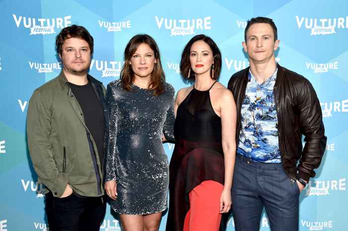 Byron Balasco, Kiele Sanchez, Joanna Going, and Jonathan Tucker attend the Kingdom panel sponsored by AT&T Audience Network during the 2017 Vulture Festival at Milk Studios on May 21, 2017 in New York City.