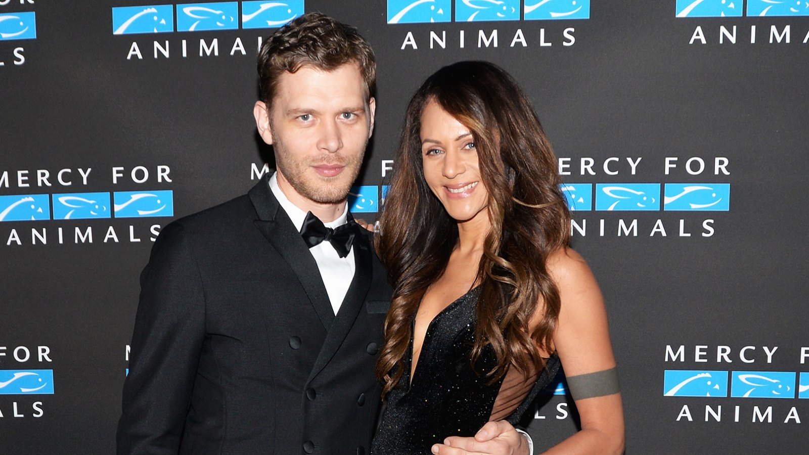 Joseph Morgan and Persia White