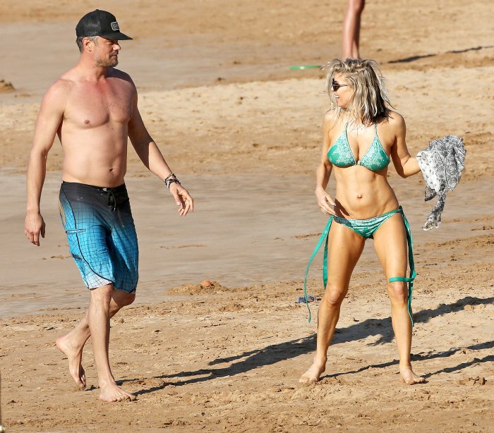 Fergie was all smiles as she joined her husband, Josh Duhamel, and son Axl ...