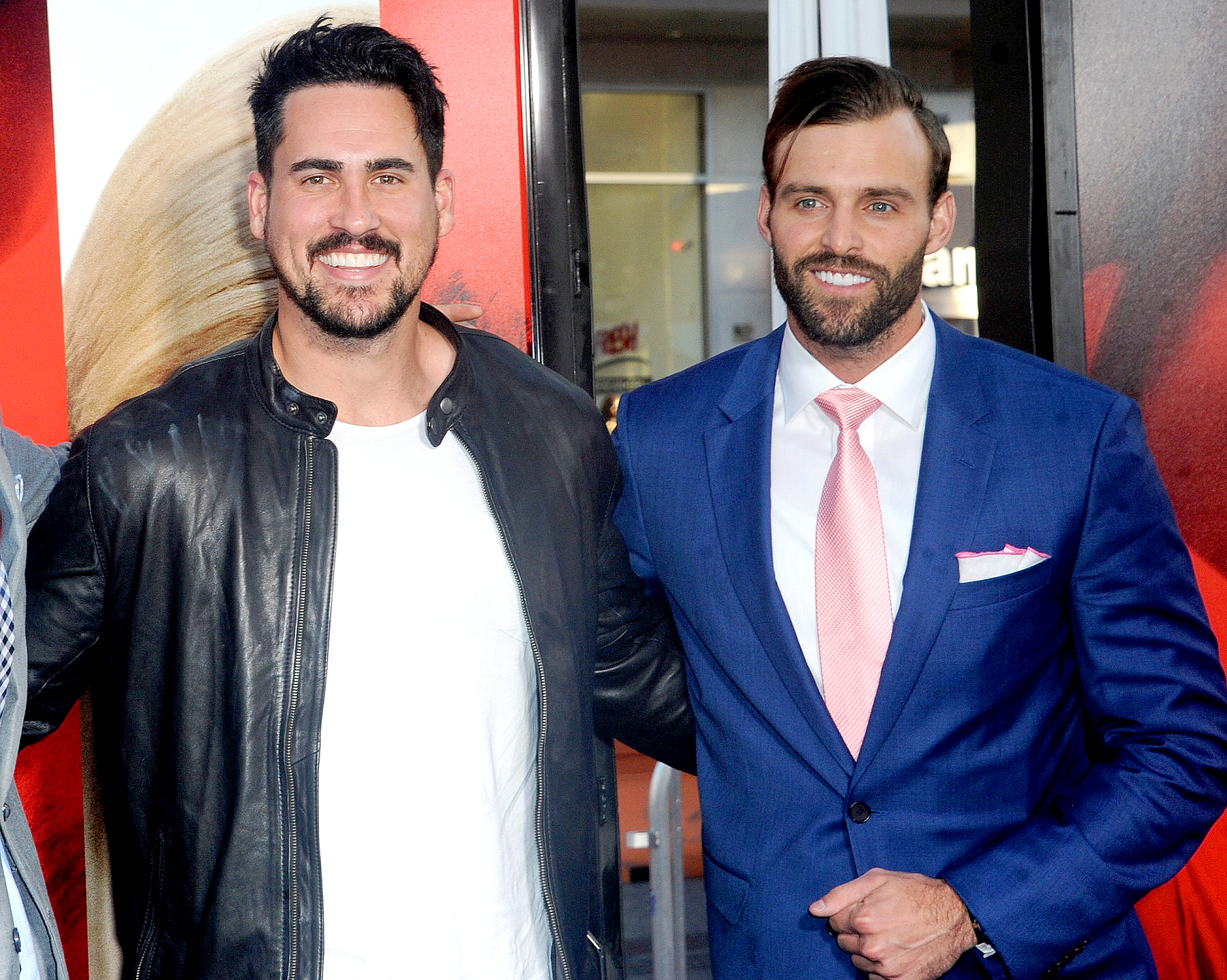 Josh Murray and Robby Hayes arrive for the Premiere Of Warner Bros. Pictures' "Unforgettable" held at TCL Chinese Theatre on April 18, 2017 in Hollywood, California.