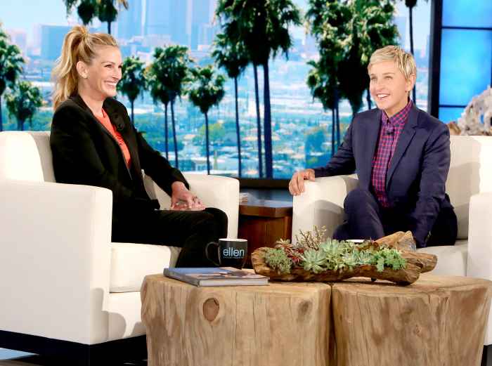 Julia Roberts and Ellen DeGeneres