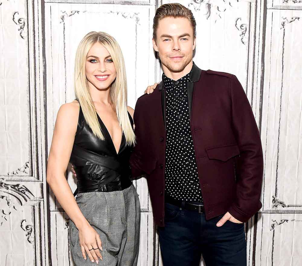 Julianne Hough and Derek Hough attend AOL Build to discuss the 'Move Live' Performance Tour at AOL HQ on December 14, 2016 in New York City.