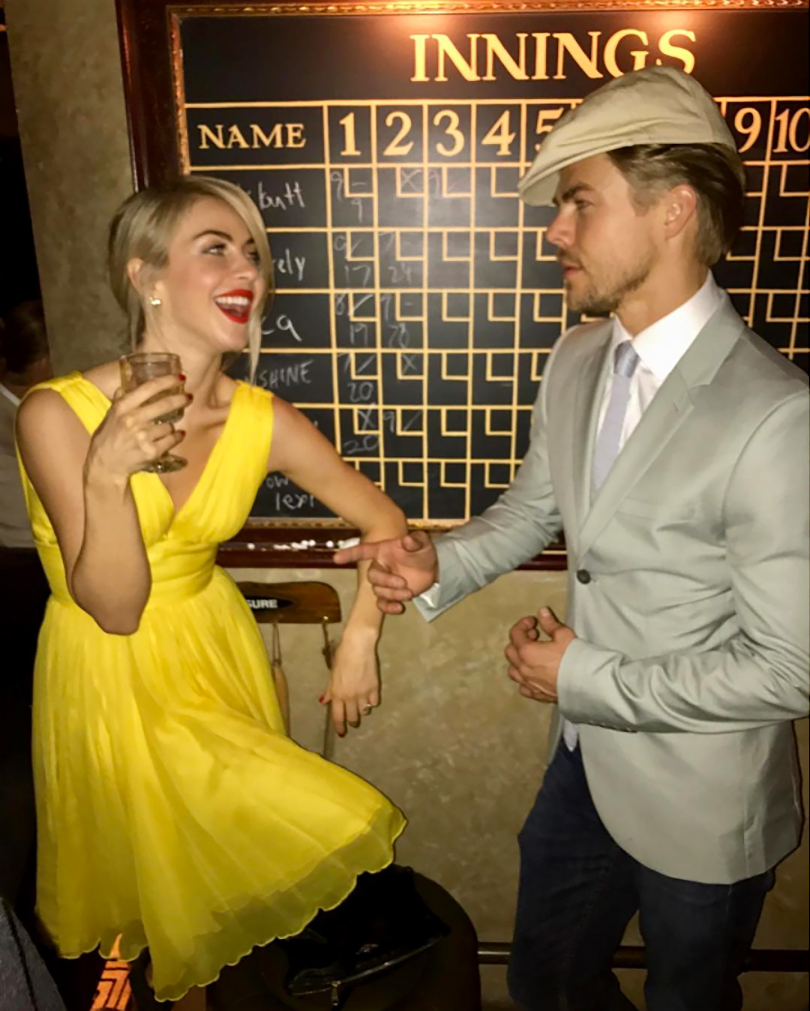 Julianne Hough and Derek Hough
