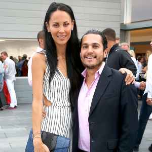 Julianne and Michael Wainstein attend the USTA Serves 2nd annual Pro-Am reception , sponsored by Sothebys, and BMW at The Bridge Golf Club on August 22, 2013 in Sag Harbor, New York.