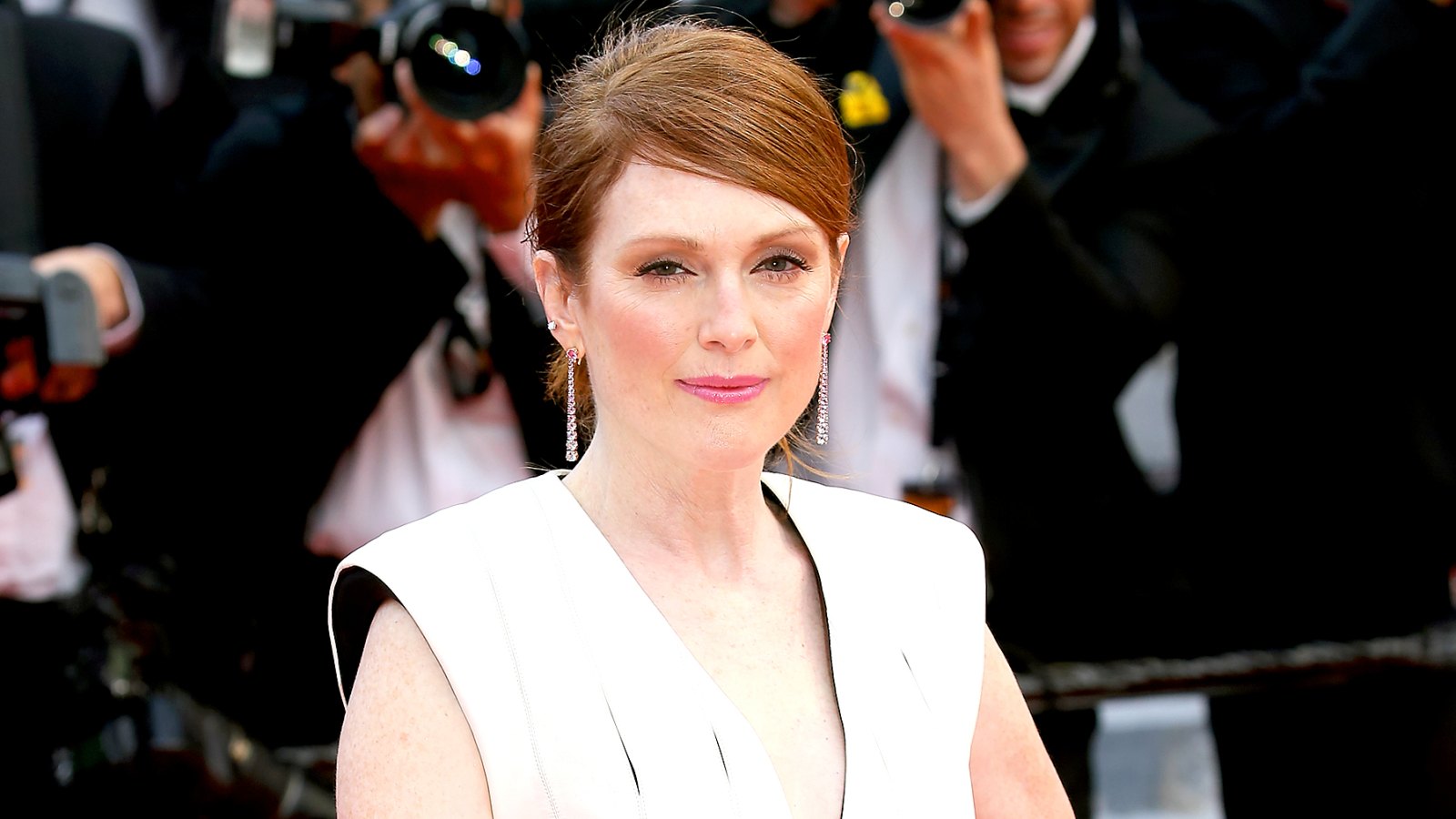 Julianne Moore attends the screening of "Money Monster" at the annual 69th Cannes Film Festival at Palais des Festivals on May 12, 2016 in Cannes, France.